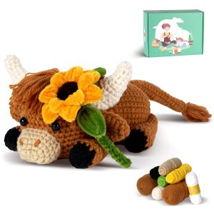 Crochet Kit| Paddy Highland Cow